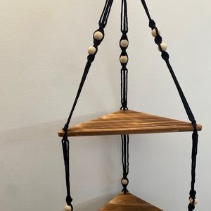 Macrame shelf